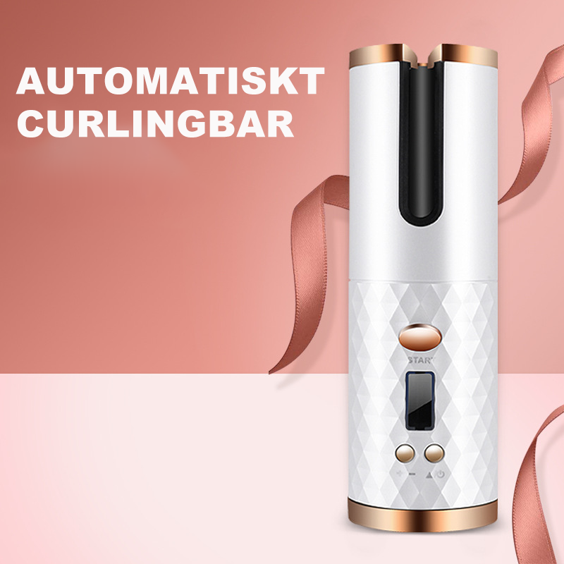 Draadloze Automatische Krultang met Keramische Technologie – Oplaadbaar Stylingtool voor Kapsalon Thuis | Sulvida