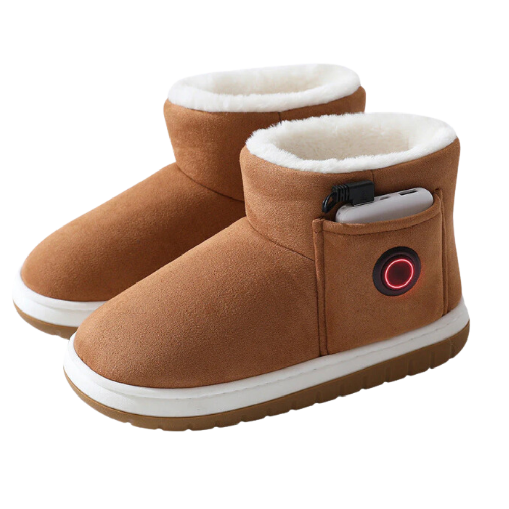 Verwarmde Winterschoenen met Oplaadbare Accu Verstelbare Temperatuur en Zachte Voering voor Extra Warme Voeten | Sulvida
