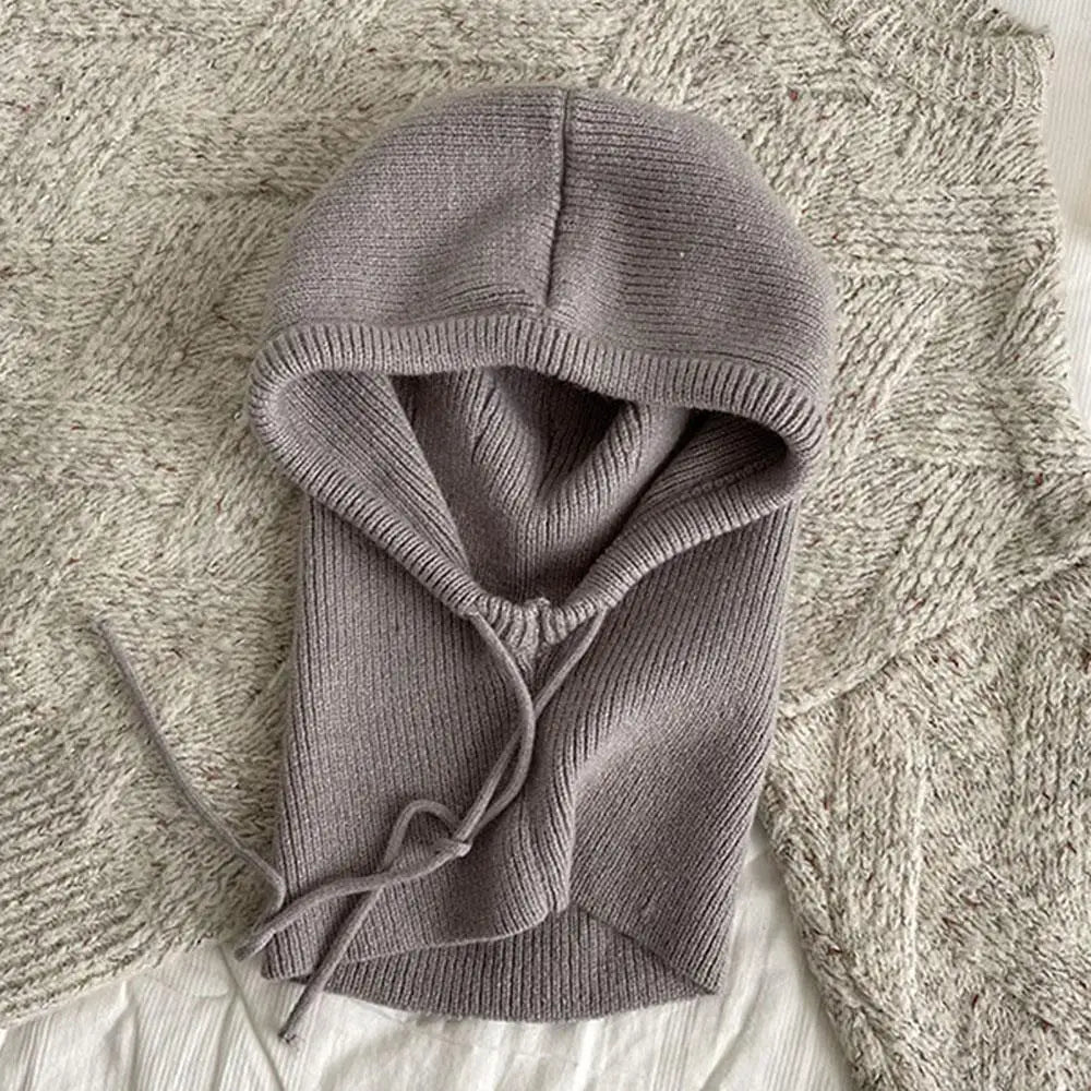 Gebreide Capuchon Bivakmuts met Nekwarmer – Warme Winteraccessoire voor Dames en Heren – Comfortabele Hoofdbedekking | Sulvida