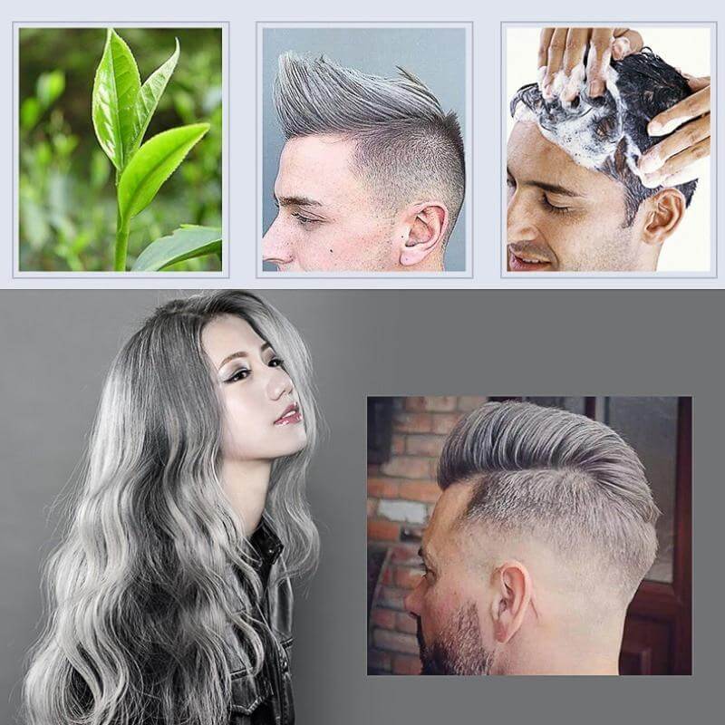 Uitwasbare Haarkleurwax 120g Tijdelijke Haarverf Styling Gel Waterbasis Plantextracten Meerdere Kleuren | Sulvida