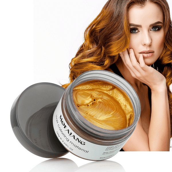 Uitwasbare Haarkleurwax 120g Tijdelijke Haarverf Styling Gel Waterbasis Plantextracten Meerdere Kleuren | Sulvida