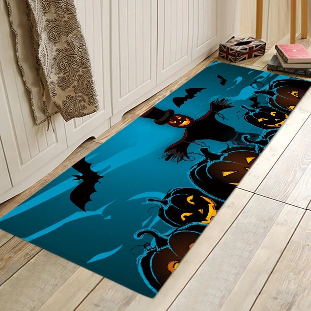 Antislip Badkamermat Set Halloween Thema Waterabsorberend Zacht Polyester 40x60cm Douchemat Badmat Lang | Sulvida
