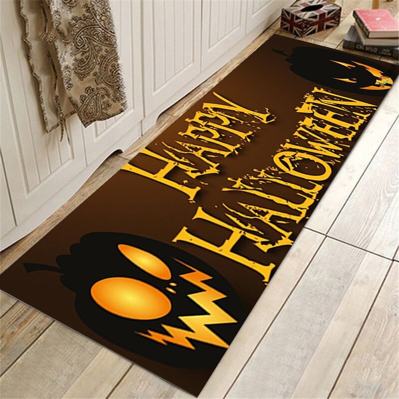 Antislip Badkamermat Set Halloween Thema Waterabsorberend Zacht Polyester 40x60cm Douchemat Badmat Lang | Sulvida