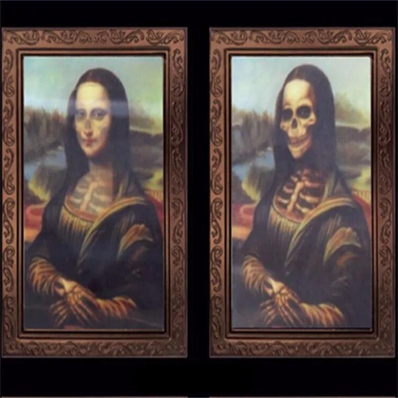 3D Horror Portret met Veranderend Gezicht – Interactieve Wanddecoratie voor Halloween Feesten en Griezelige Sfeer | Sulvida