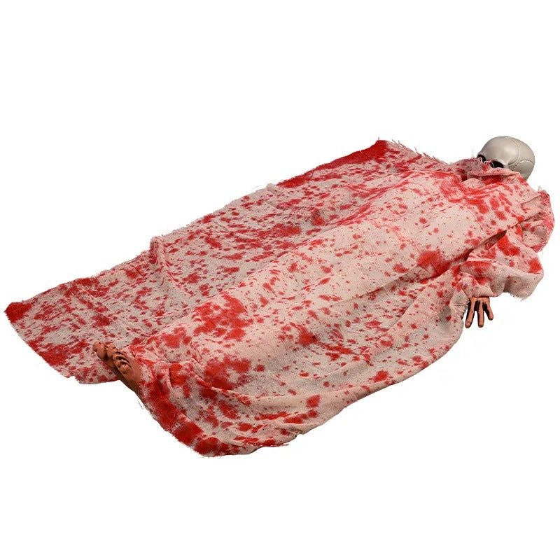 Geluidgeactiveerde Halloween Spookfiguur met LED-ogen en Griezelige Geluidseffecten voor Feestdecoratie | Sulvida