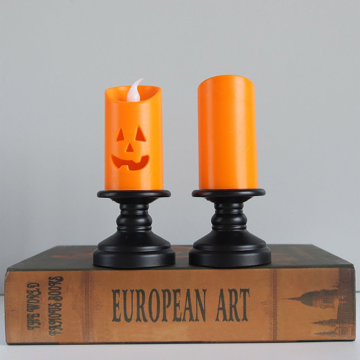 LED Pompoen Licht Elektrisch op Batterij Halloween Sfeerlicht Veilig Zonder Vlam voor Kinderen Herfst Decoratie | Sulvida