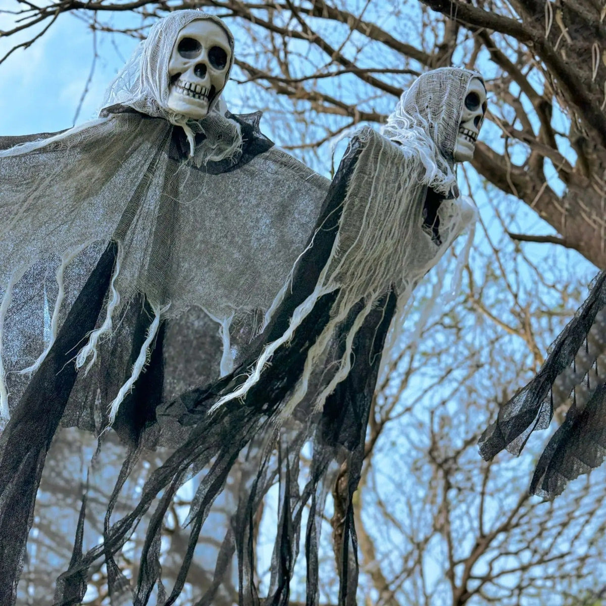 LED Schedel Hangende Decoratie Verlicht Halloween Decoratie Buiten Binnen Griezelige Sfeerverlichting | Sulvida