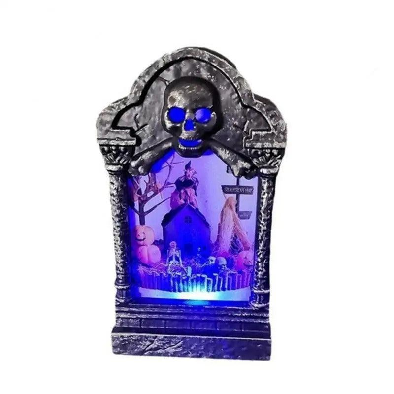 Grafsteenverlicht met LED voor Halloween Tuin Decoratie Spookachtig Kerkhof Ornament Grafsteen Nep Grafsteen | Sulvida