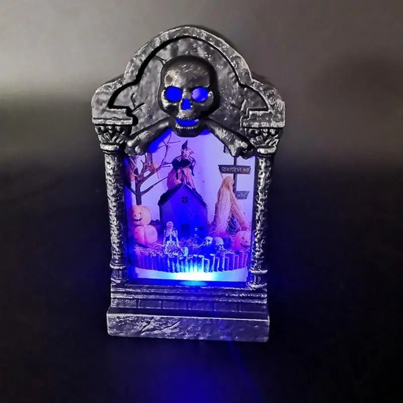 Grafsteenverlicht met LED voor Halloween Tuin Decoratie Spookachtig Kerkhof Ornament Grafsteen Nep Grafsteen | Sulvida