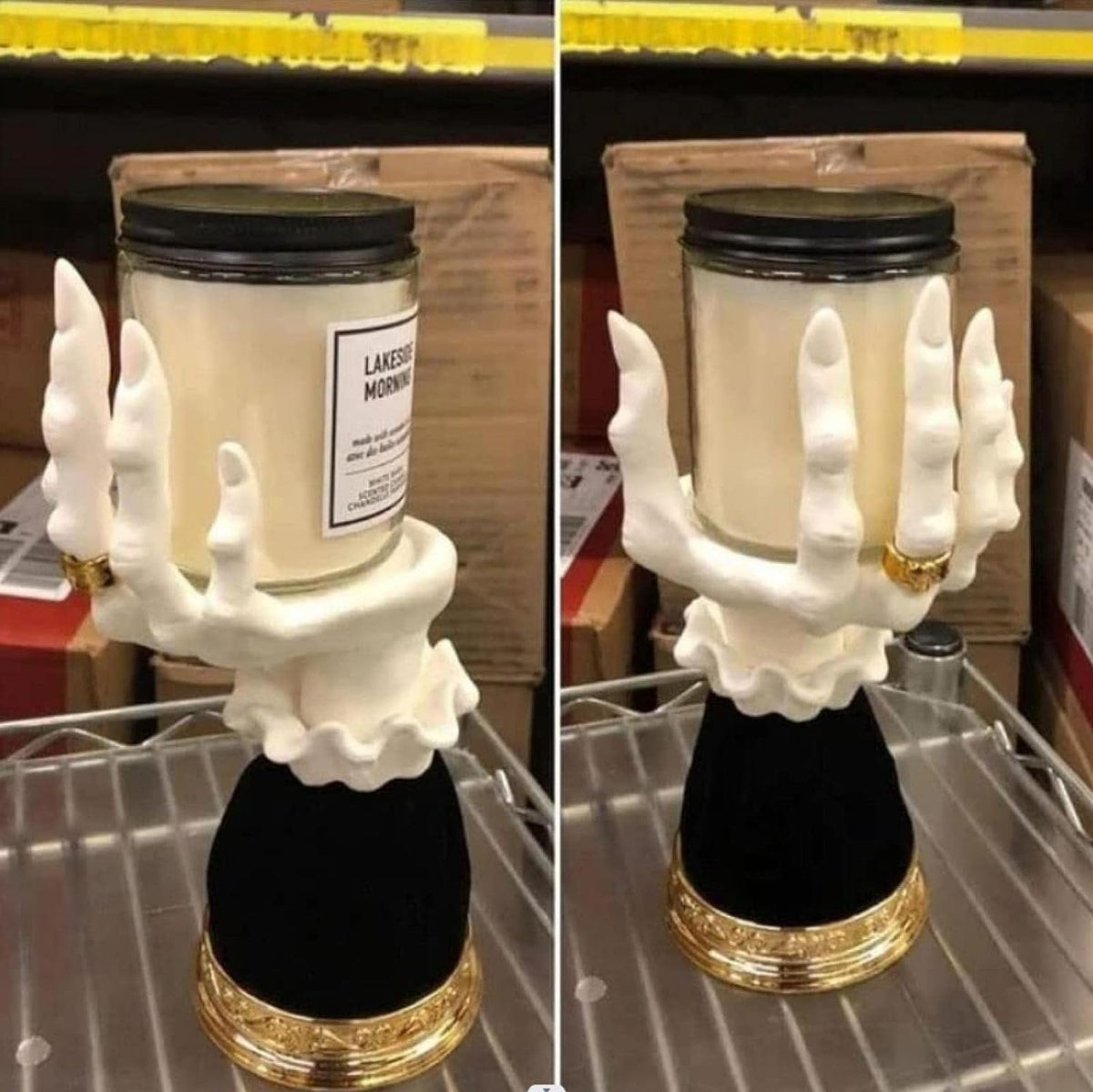 Heksenhand Kandelaar met Spookachtige Vingers voor Griezelige Sfeer Decoratie Halloween Tafel Interieur | Sulvida