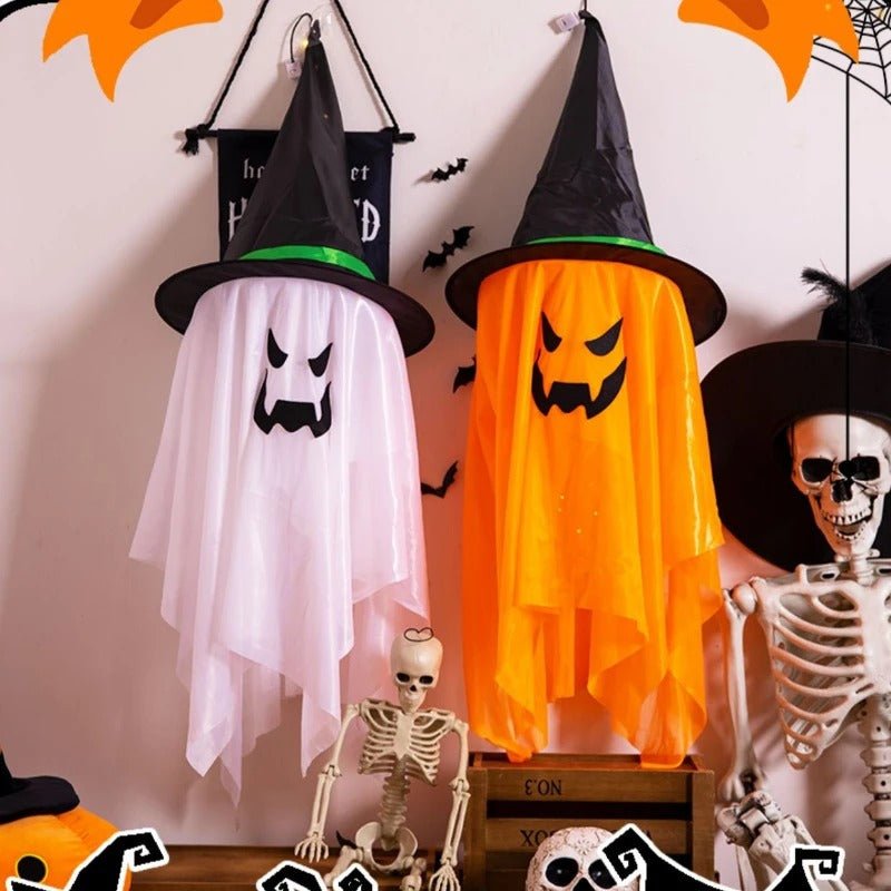 Verlichte Tovenaarshoedlamp LED Halloween Decoratie Hangend Zwevend Effect Tuinverlichting Feestdecoratie | Sulvida