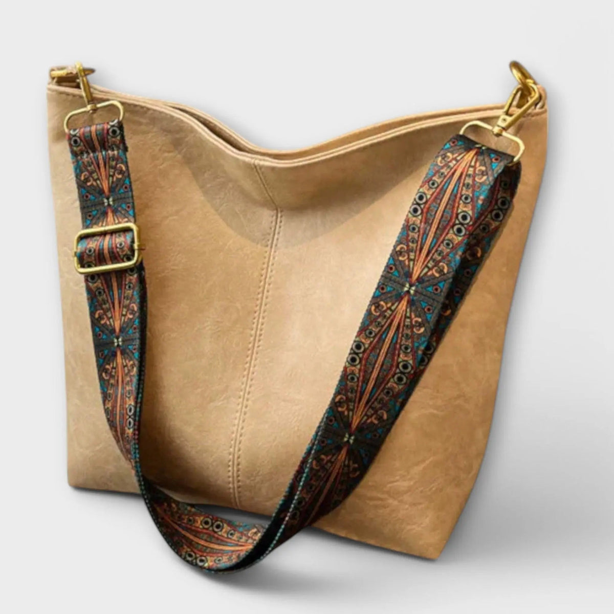 Vintage Schoudertas Dames Crossbody Tas Geborduurd Verstelbaar Handtas voor Dagelijks Gebruik Werk Reizen Shopping | Sulvida