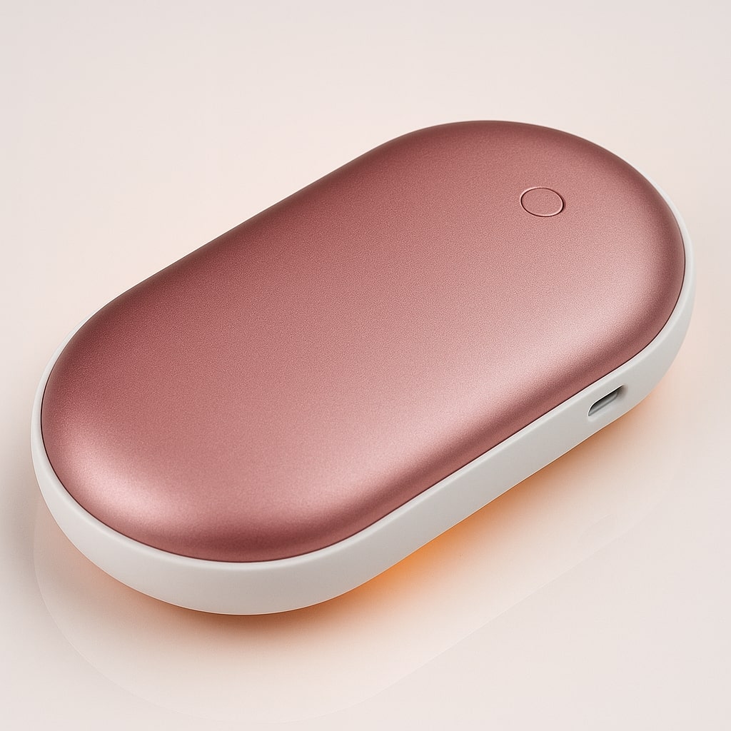 Elektrische Handwarmer met Powerbank 5200mAh – Oplaadbare Zakwarmer voor Koude Handen – Draagbare Verwarming voor Wintersport, Wandelen en Buiten – Veilige Handverwarmer met Drie Temperatuurstanden | Sulvida