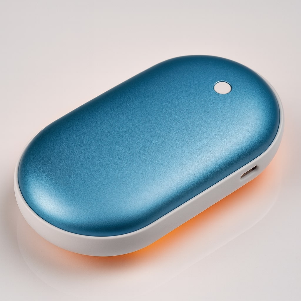 Elektrische Handwarmer met Powerbank 5200mAh – Oplaadbare Zakwarmer voor Koude Handen – Draagbare Verwarming voor Wintersport, Wandelen en Buiten – Veilige Handverwarmer met Drie Temperatuurstanden | Sulvida