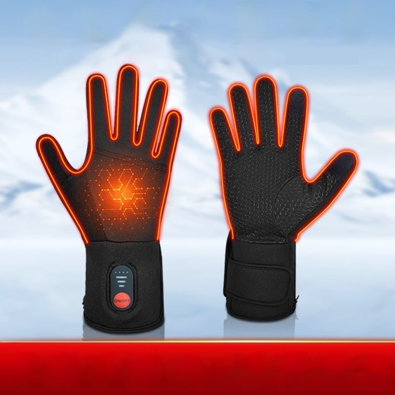 Verwarmde Handschoenen met Touchscreen en Oplaadbare Batterij Winterhandschoenen Thermohandschoenen Ski | Sulvida