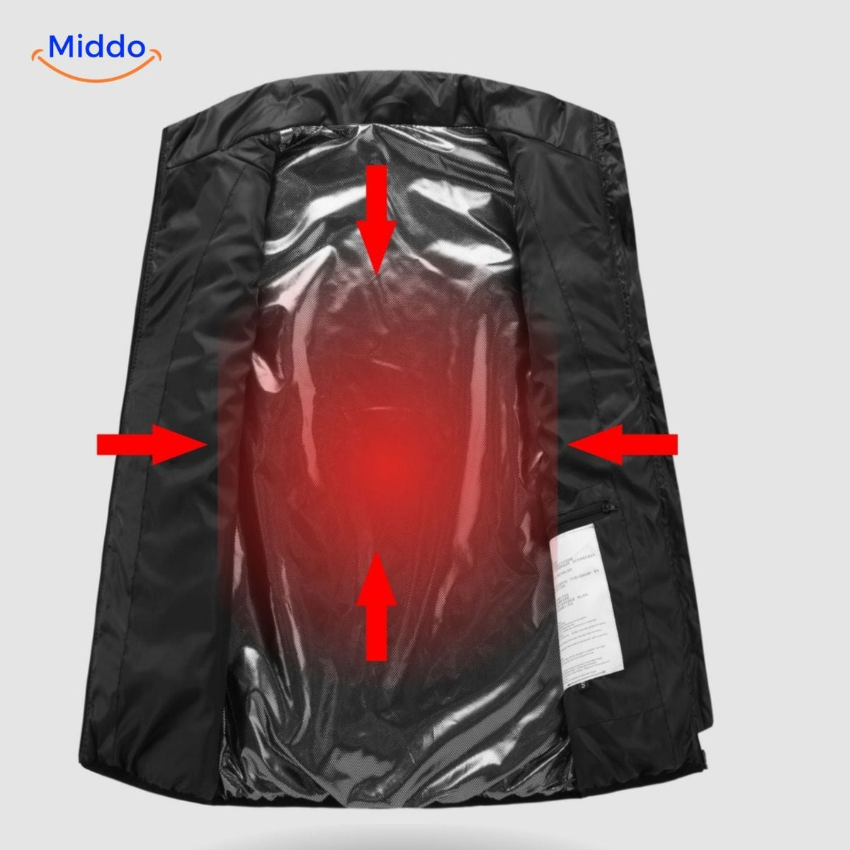 Verwarmingsvest met USB-bediening 4-21 verwarmingszones zwart blauw rood camouflage heren winter bodywarmer | Sulvida