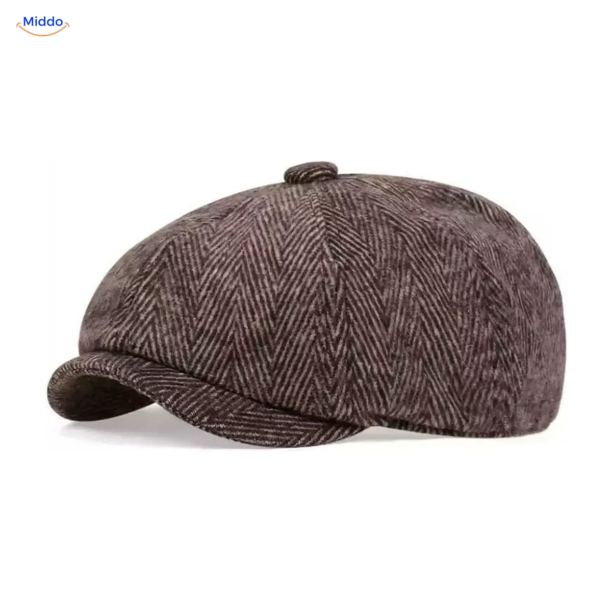 Klassieke achtpanelen flatcap retro stijl jaren '20 heren dames vintage katoenen pet modeaccessoire gatsby | Sulvida