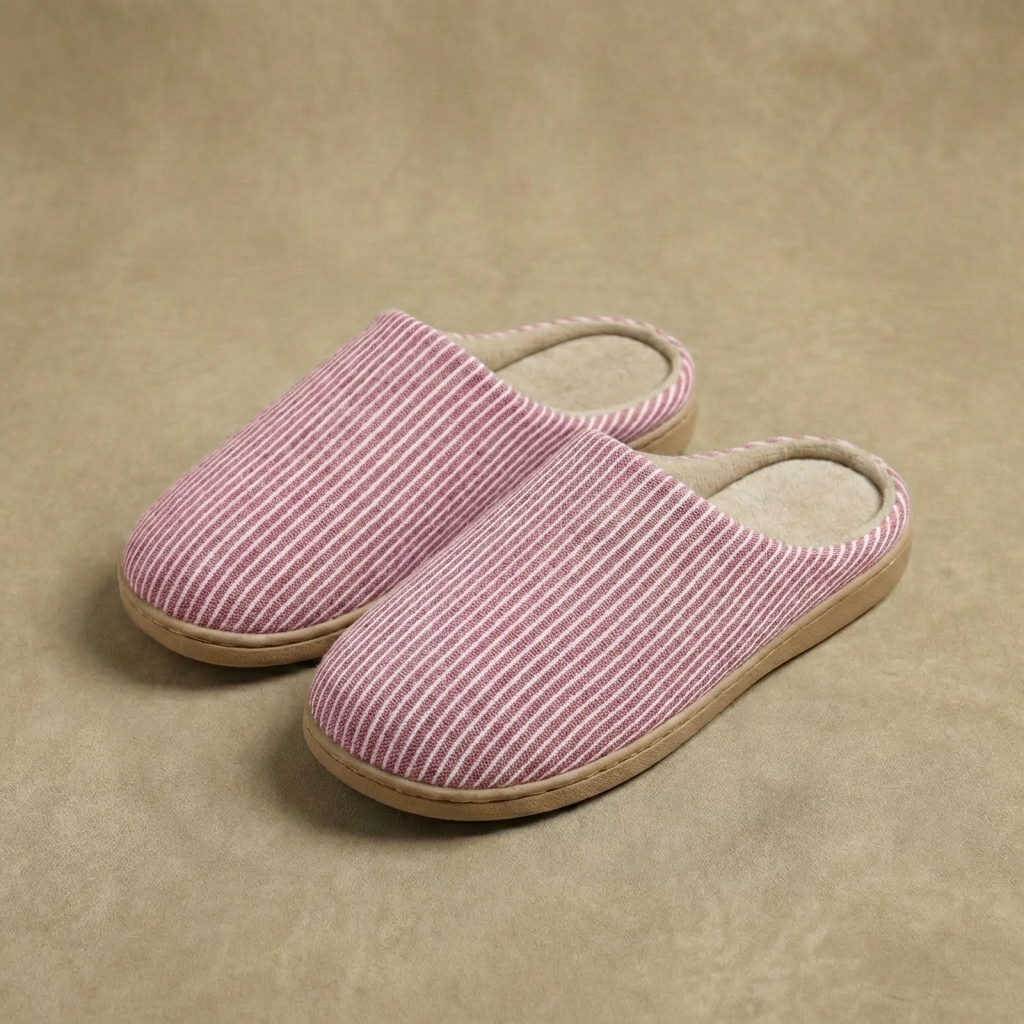 Katoenen Pantoffels voor Thuis met EVA Voetbed – Antislip Huisslippers Indoor Comfortabel Dames & Heren | Sulvida