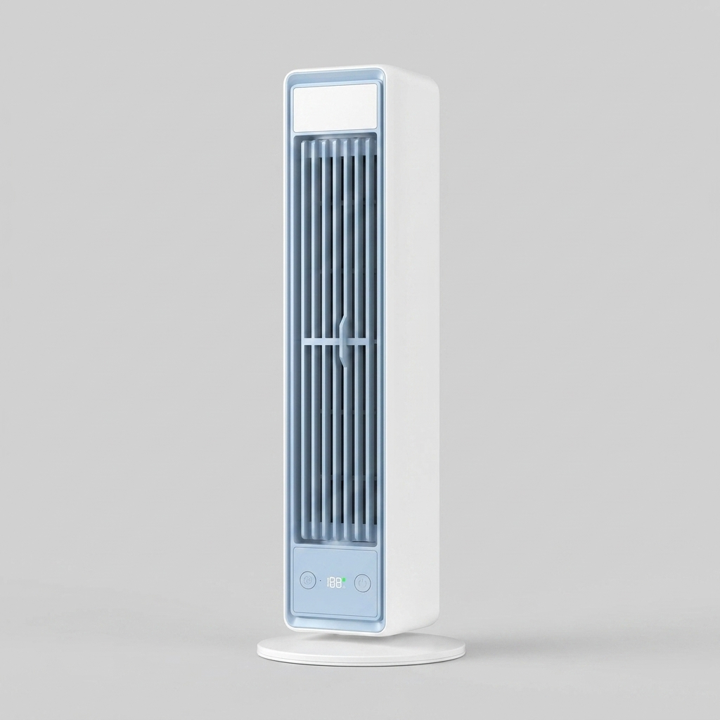 Draagbare Bladloze Ventilator Oplaadbaar met Afstandsbediening 5 Snelheden Oscillatie Geruisloos voor Thuis Kantoor | Sulvida