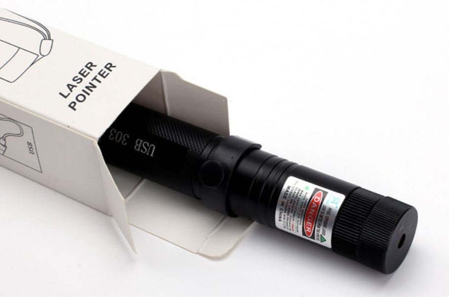 Laserpen Zaklamp Oplaadbaar met Krachtige Straal 10000m USB Laserpointer Groen Rood Paars Presentatie | Sulvida