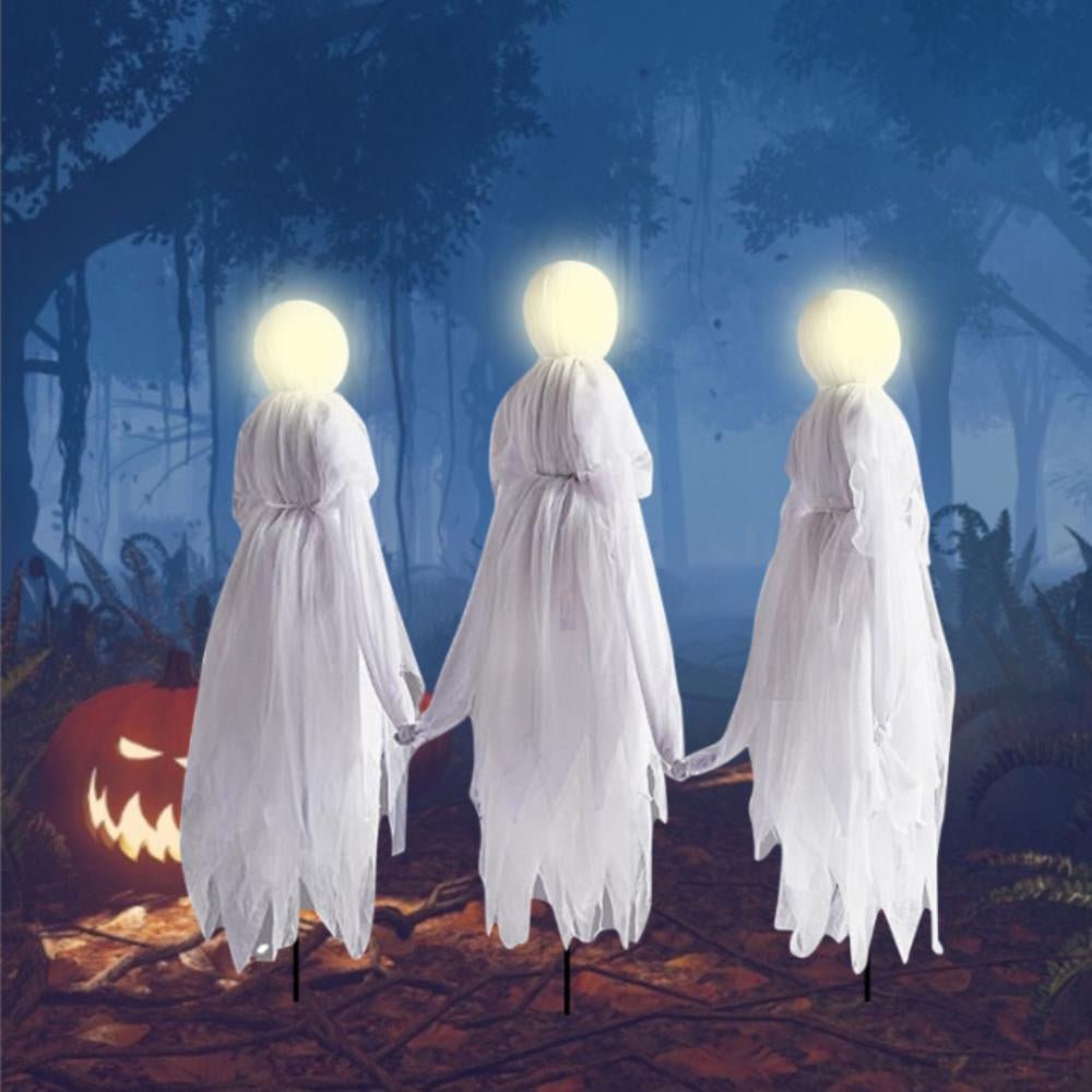 Spookachtige Tuinsteker met Handjes Halloween Decoratie Tuin Griezelig Grondsteker Figuur Heks Buiten | Sulvida