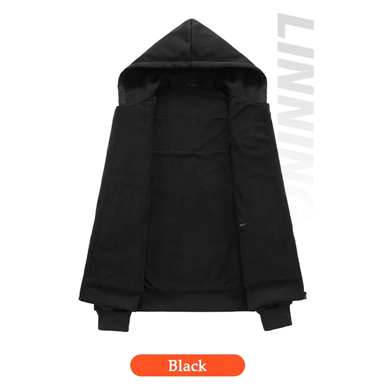 Verwarmde Hoodie met 17 Warmtezones 3 Temperatuurstanden Elektrisch Verwarmd Vest voor Outdoor Winter | Sulvida