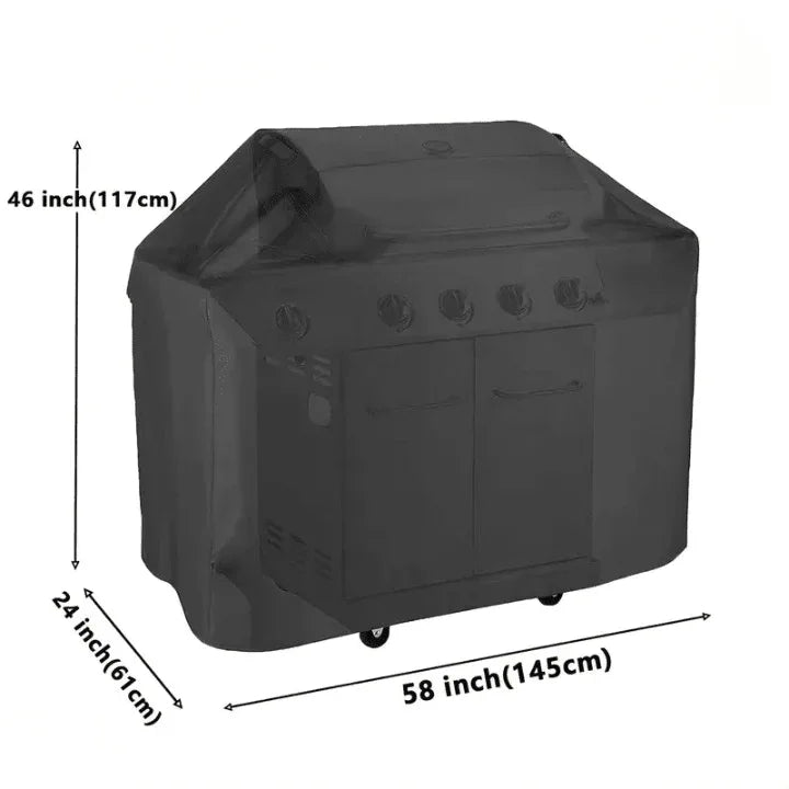Waterdichte BBQ Hoes - Duurzame Oxford Beschermhoes Barbecue Outdoor - Weerbestendig Stofvrij UV-Beschermd | Sulvida