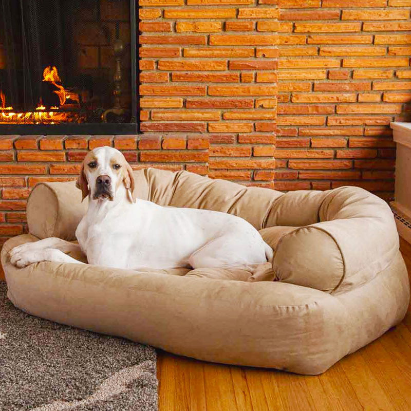 Orthopedisch Hondenkussen met Extra Vulling Rustgevend Comfortbed Gewrichtsverzorgend voor Honden XL | Sulvida