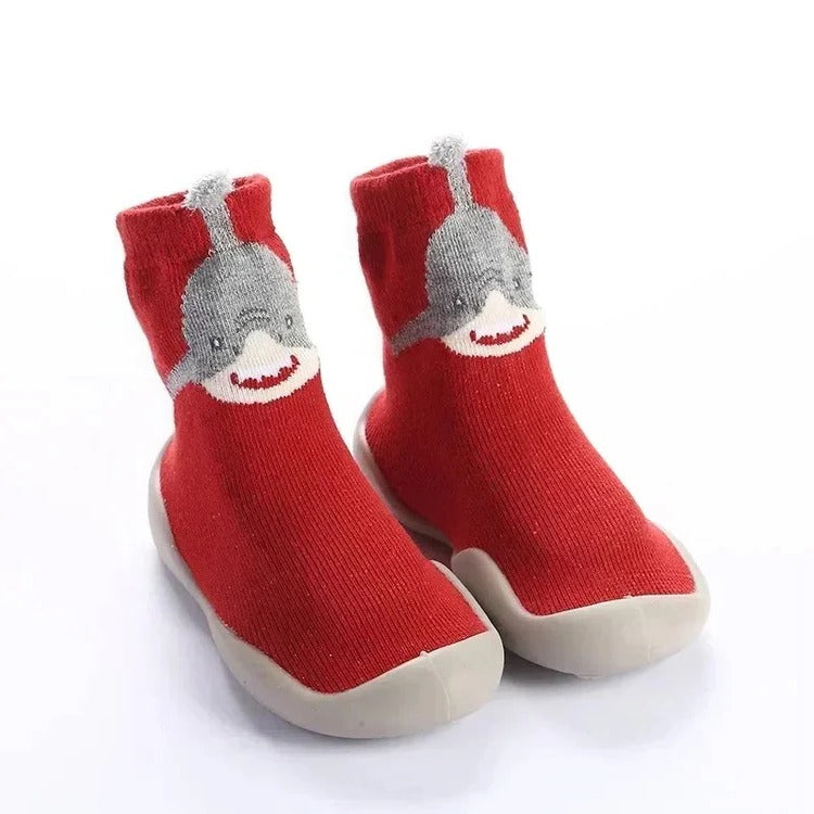 Kinderschoensokken met Zachte Antislip Zool – Comfortabele Binnensokken voor Baby's en Peuters 0-3 Jaar | Sulvida