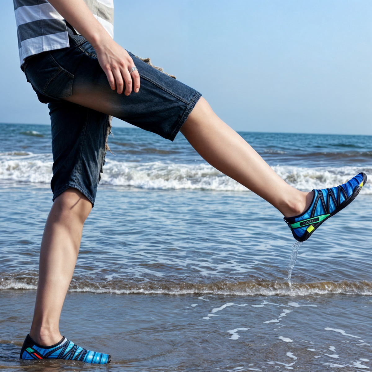 Lichtgewicht Waterschoenen Sneldrogend Zwemschoenen Antislip Badschoenen voor Strand Zwembad & Watersport | Sulvida
