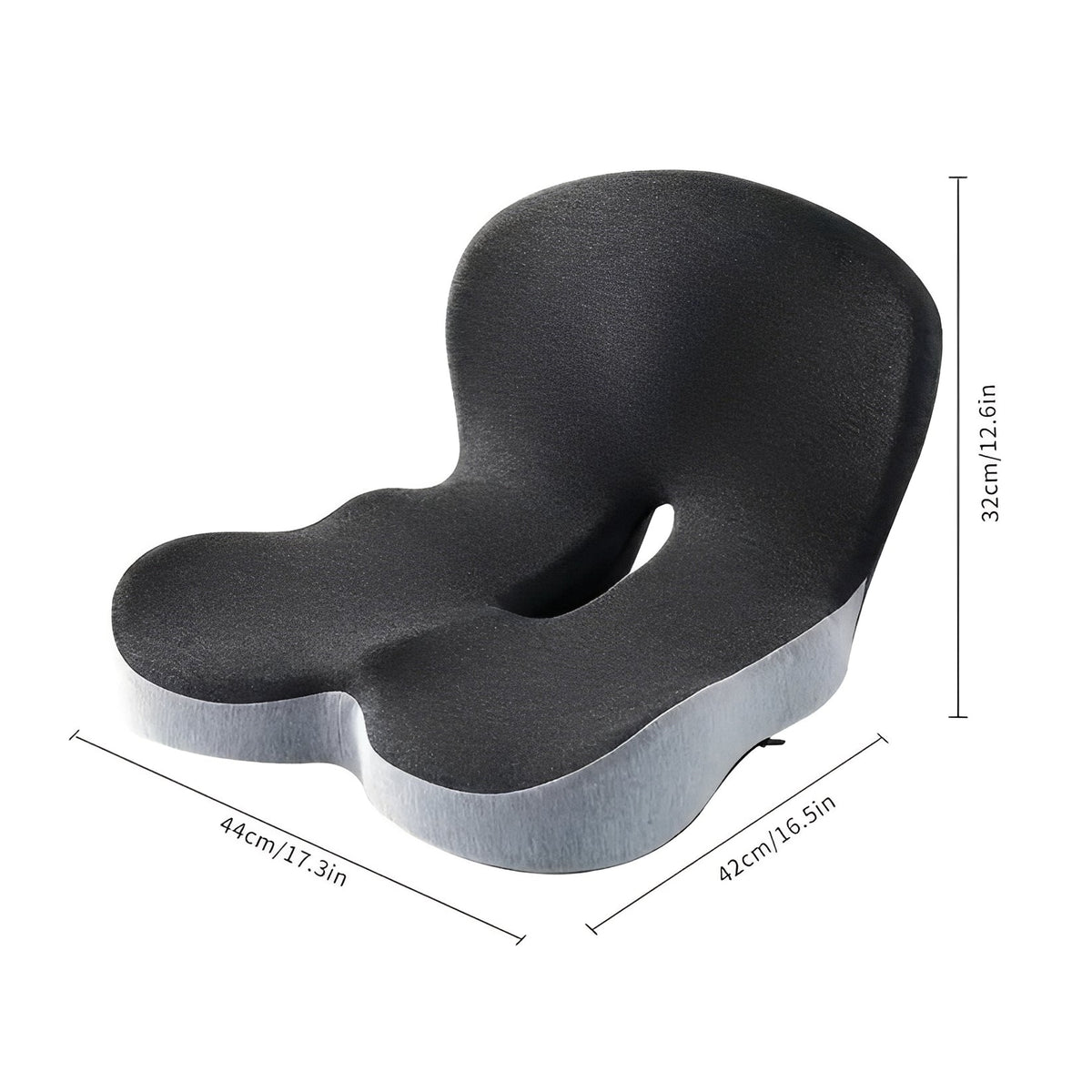 Ergonomisch Rugkussen Memory Foam met Lumbale Steun voor Bureaustoel Auto Thuiswerken Kantoor Comfort | Sulvida