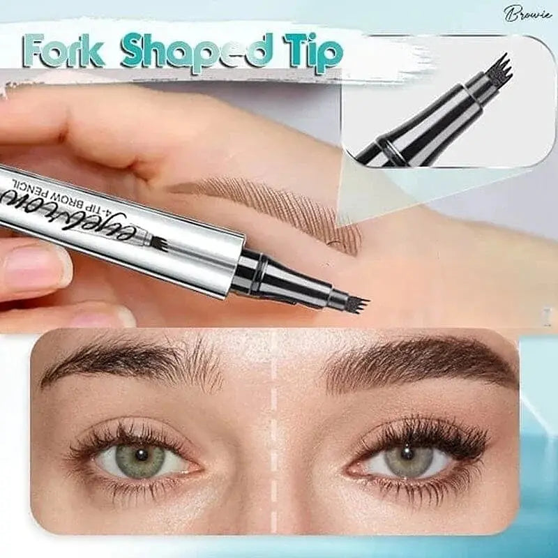 Wenkbrauwpotlood 3D Precisie Natuurlijke Haartjes Zwart Bruin Grijs Langdurig Make-up Uitwisbaar Tool | Sulvida