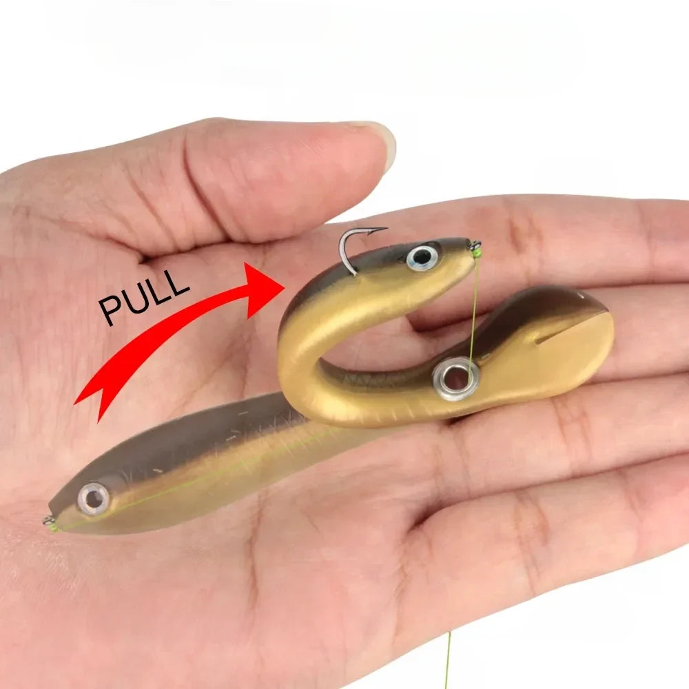 Flexibele kunstaas vislokaas set realistisch 5 stuks kunstmatige softbait hengelsport zoet zout water | Sulvida