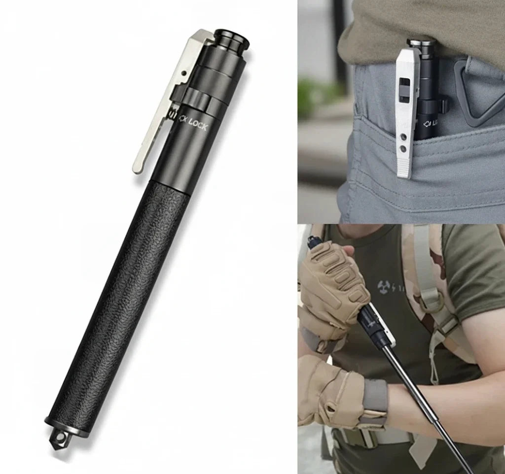Tactiele Zelfverdedigingsstick voor Persoonlijke Bescherming en Effectieve Zelfverdediging Outdoor Veiligheid | Sulvida