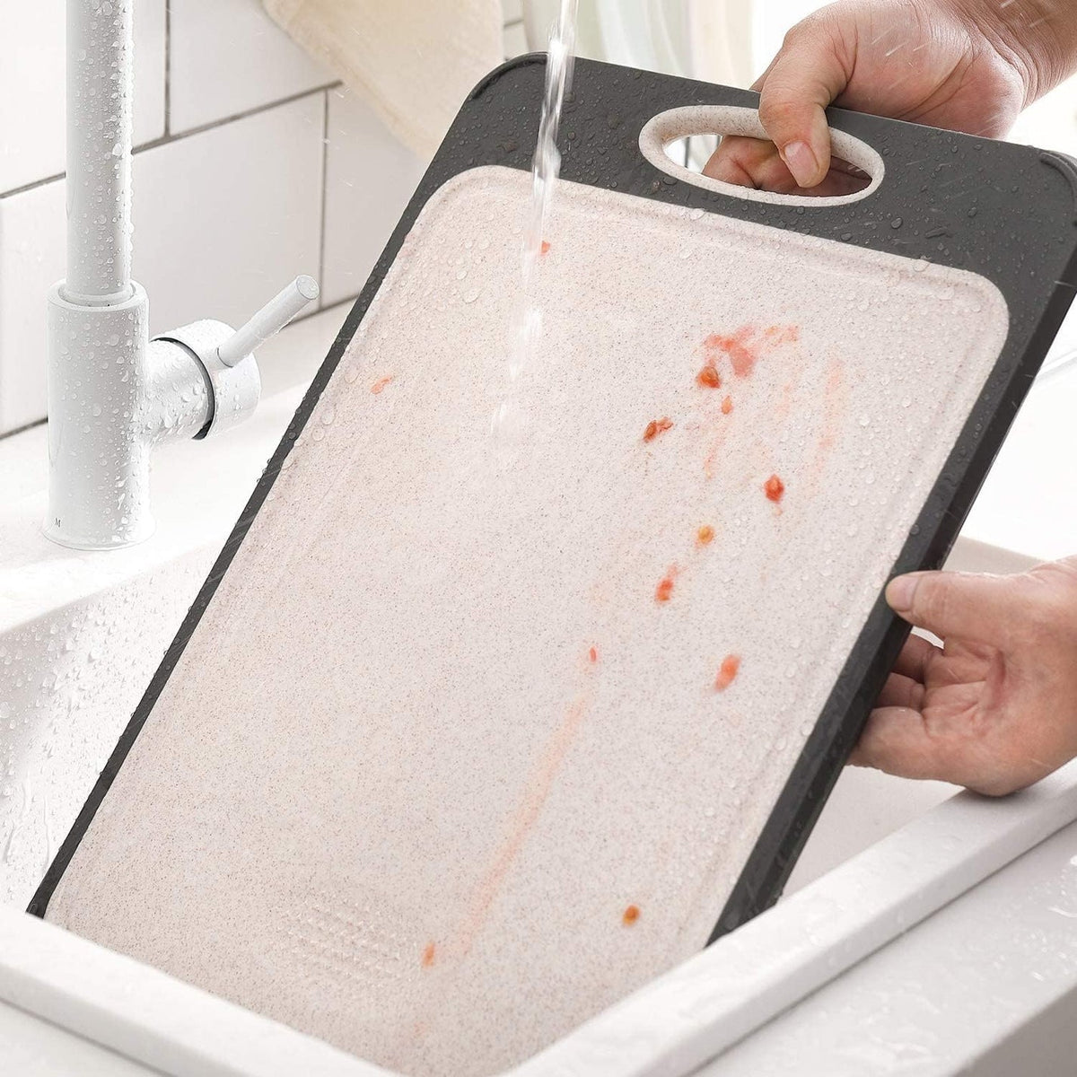 Edelstalen Snijplank Professioneel Antibacterieel Hittebestendig Keukenaccessoire voor Vlees Groenten | Sulvida