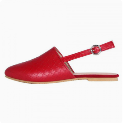 Gevlochten Slingback Ballerina's met Gevoerde Zool – Ademende Instappers met Hielband voor Dames Comfort | Sulvida