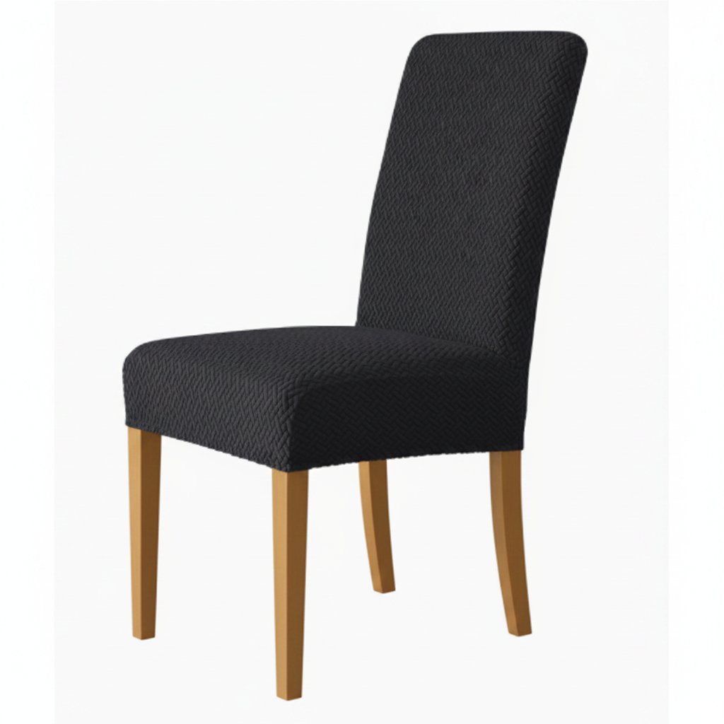 Housses de chaise en velours extensible de luxe pour chaises de salle à manger - lot de 4 ou 6 pièces - protection élégante pour chaise | Sulvida