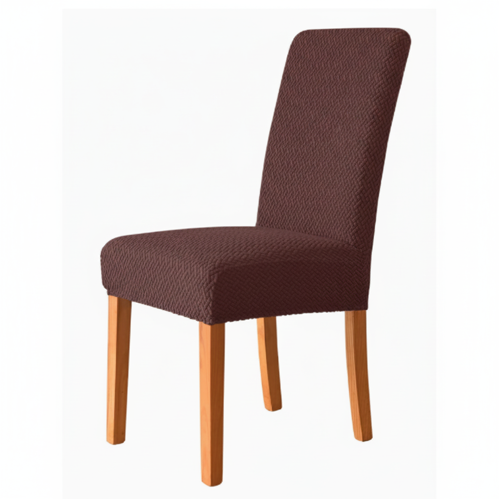 Housses de chaise en velours extensible de luxe pour chaises de salle à manger - lot de 4 ou 6 pièces - protection élégante pour chaise | Sulvida