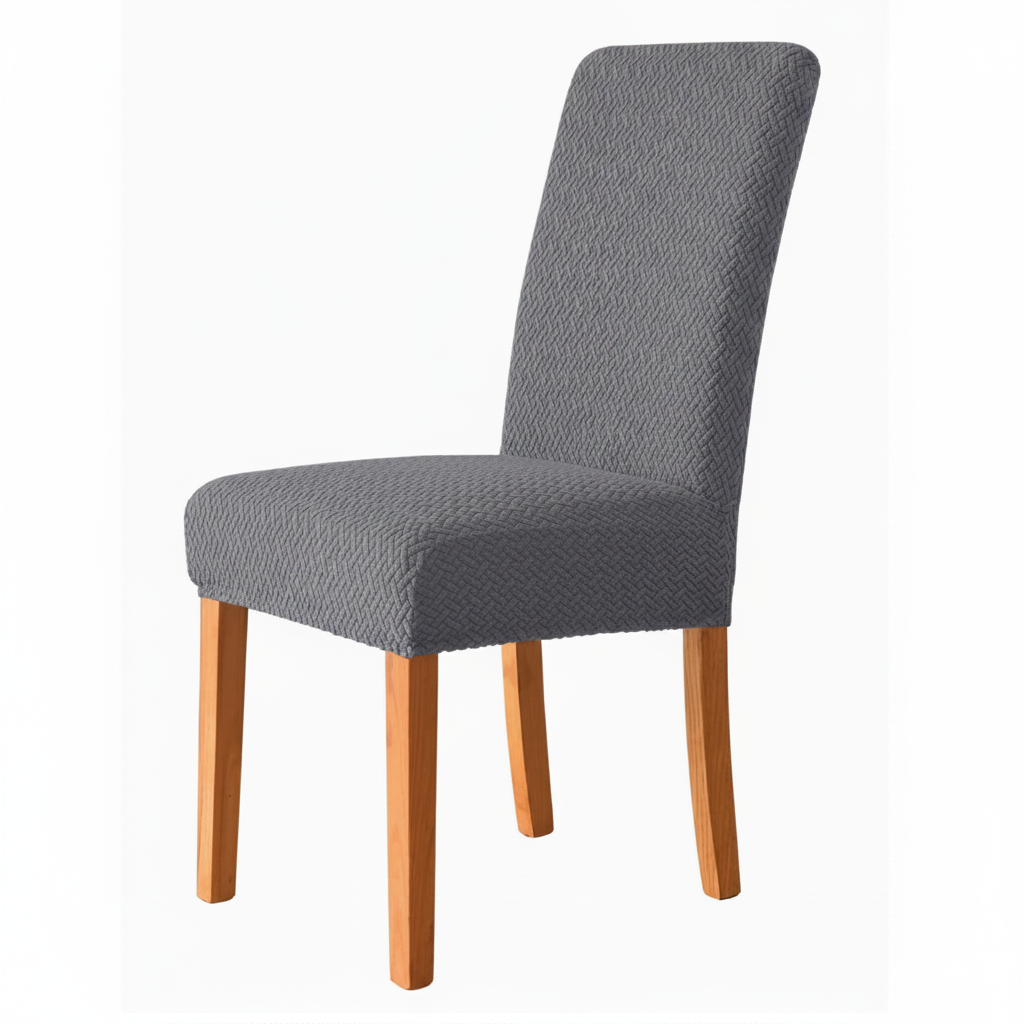 Housses de chaise en velours extensible de luxe pour chaises de salle à manger - lot de 4 ou 6 pièces - protection élégante pour chaise | Sulvida
