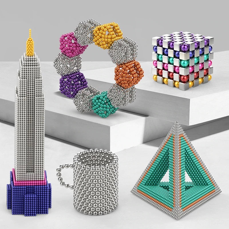 Magnetische Bouwballen Set Creatief Constructiespel Educatief Speelgoed Fijne Motoriek Ontwikkeling Kinderen | Sulvida