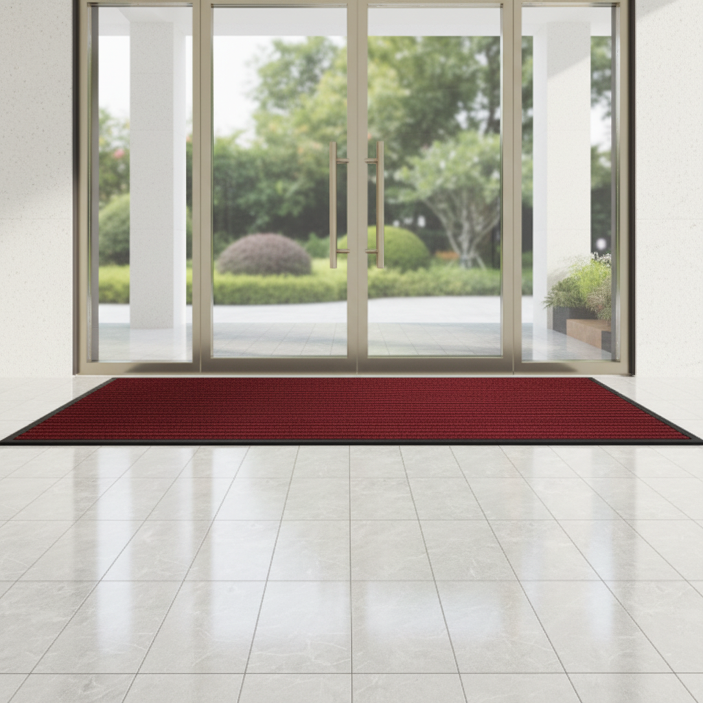 Paillasson très résistant antidérapant 50x80 60x90 80x120 cm, retient la saleté, intérieur et extérieur, entrée et couloir, motif à rayures | Sulvida