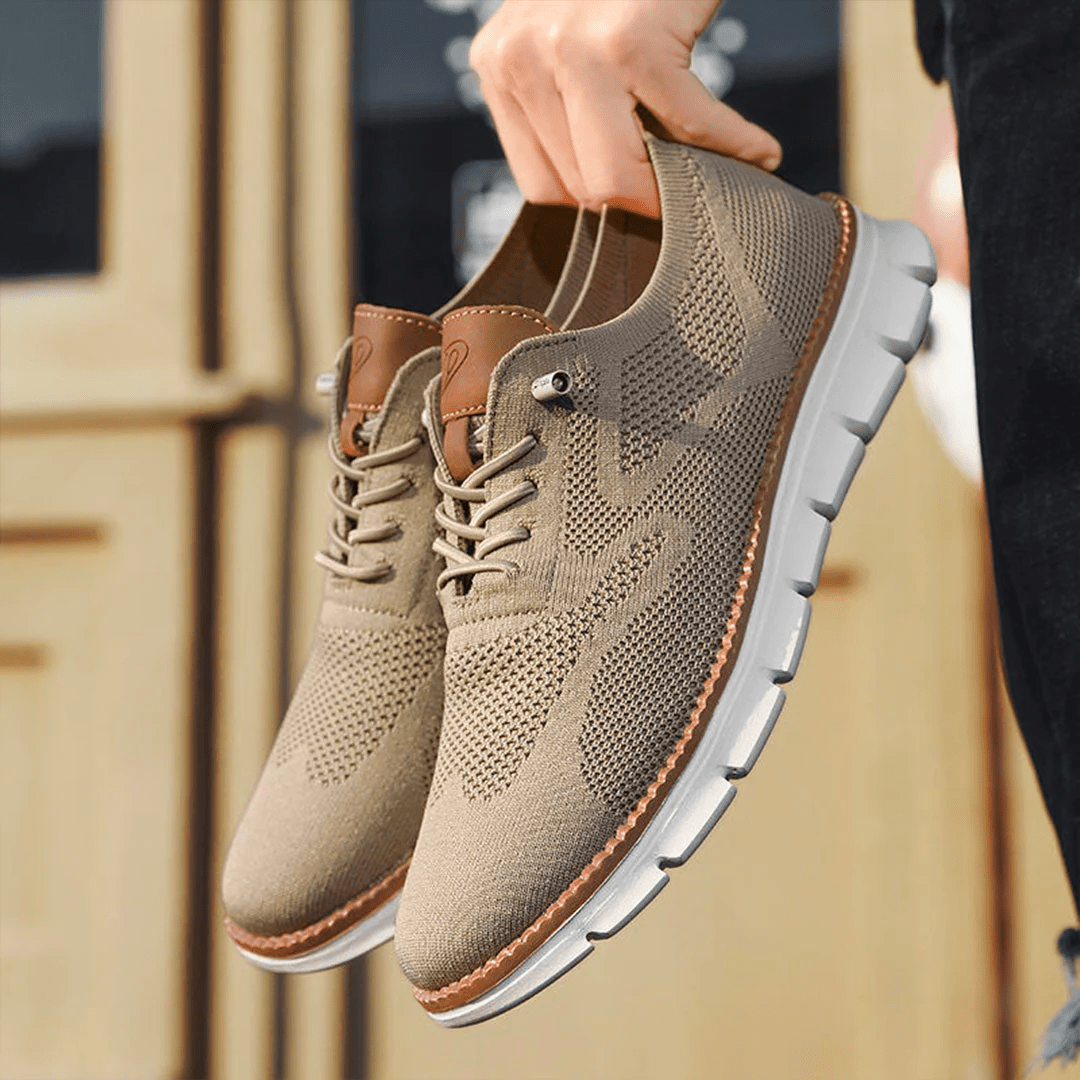 Leren herenschoenen veganistisch comfort ondersteunend ademend casual zakelijk dagelijks stijlvol duurzaam | Sulvida
