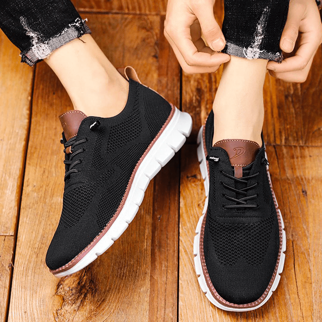 Leren herenschoenen veganistisch comfort ondersteunend ademend casual zakelijk dagelijks stijlvol duurzaam | Sulvida