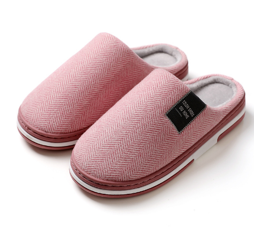 Heren Pantoffels met Antislip Zool en Dikke Pluche Voering – Instap Slippers Bruin Lichtgrijs Rood Roze – Warme Comfortabele Schoenen Maat 36-45 | Sulvida