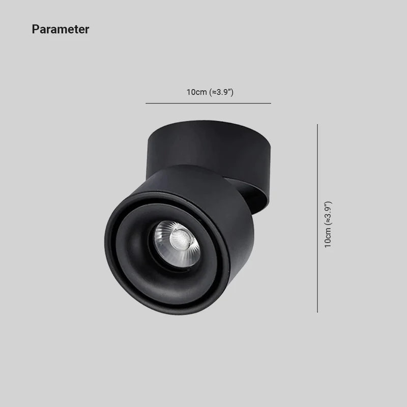 Ronde LED Inbouwspot Metaal Zwart Wit Plafondspot Moderne Verlichting Woonkamer Hal Slaapkamer Keuken | Sulvida