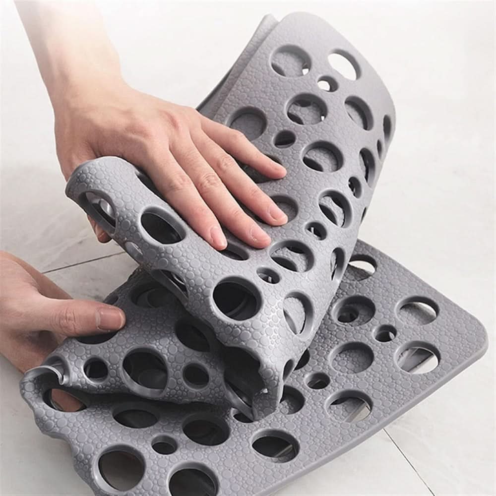 Antislip Douchematje met Zuignappen Badkamer Badmat Drainage Gaatjes Veiligheid Hygiëne Comfort Bad Douche | Sulvida