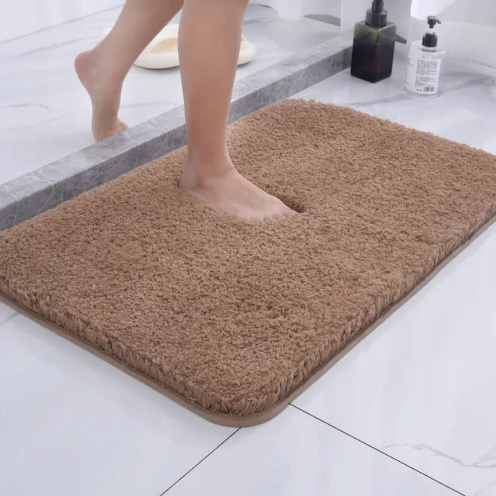 Zachte badmat microfiber 40x60 50x80 60x90 cm antislip snel absorberend badkamer pluche vloerkleed douchemat | Sulvida