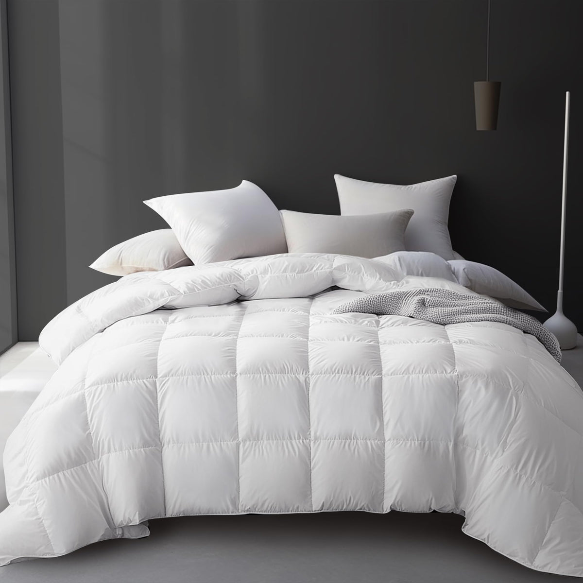 Ganzendons Dekbed Licht en Ademend 95% Vulling voor Alle Seizoenen Eenpersoons Tweepersoons Luxe Comfort | Sulvida