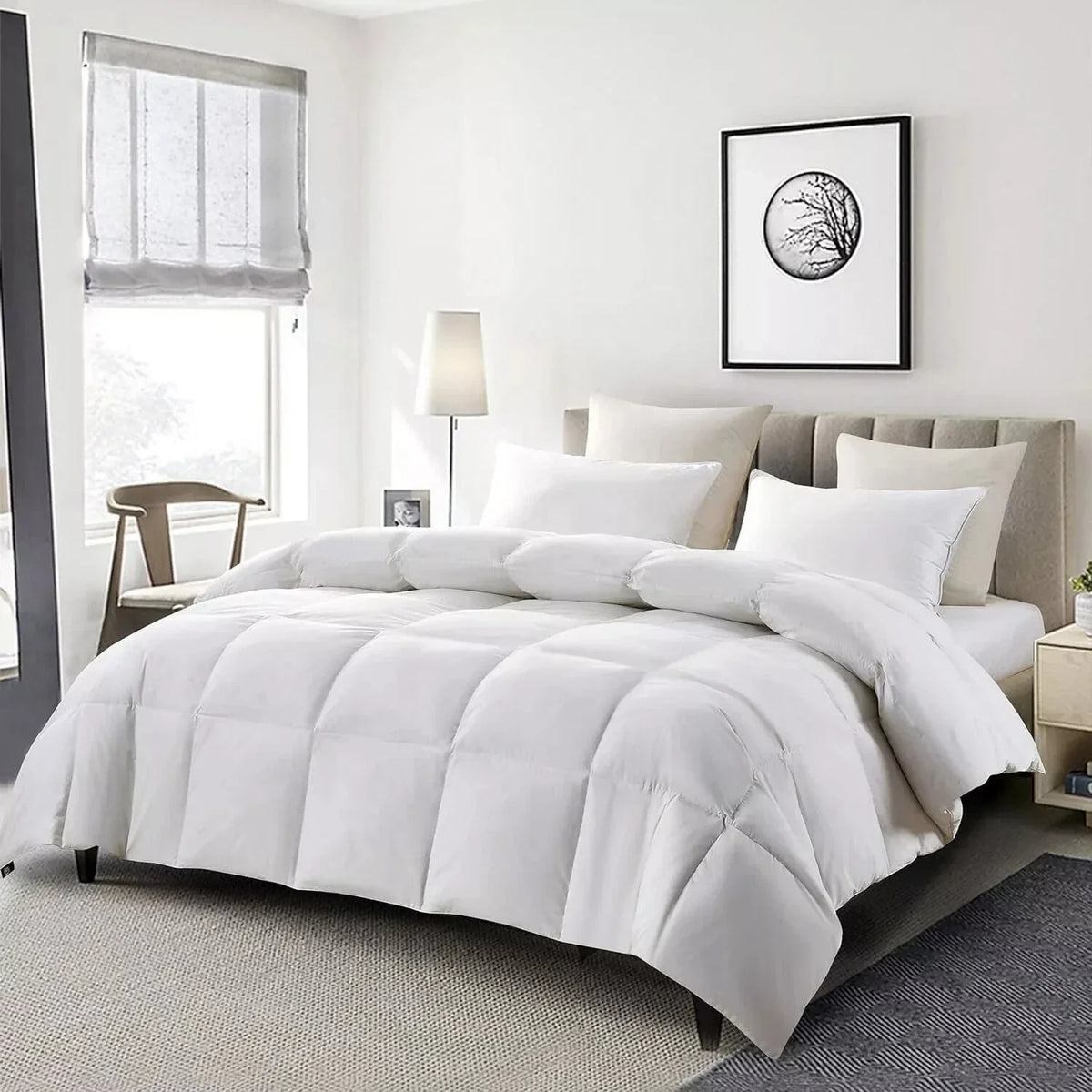 Ganzendons Dekbed Licht en Ademend 95% Vulling voor Alle Seizoenen Eenpersoons Tweepersoons Luxe Comfort | Sulvida