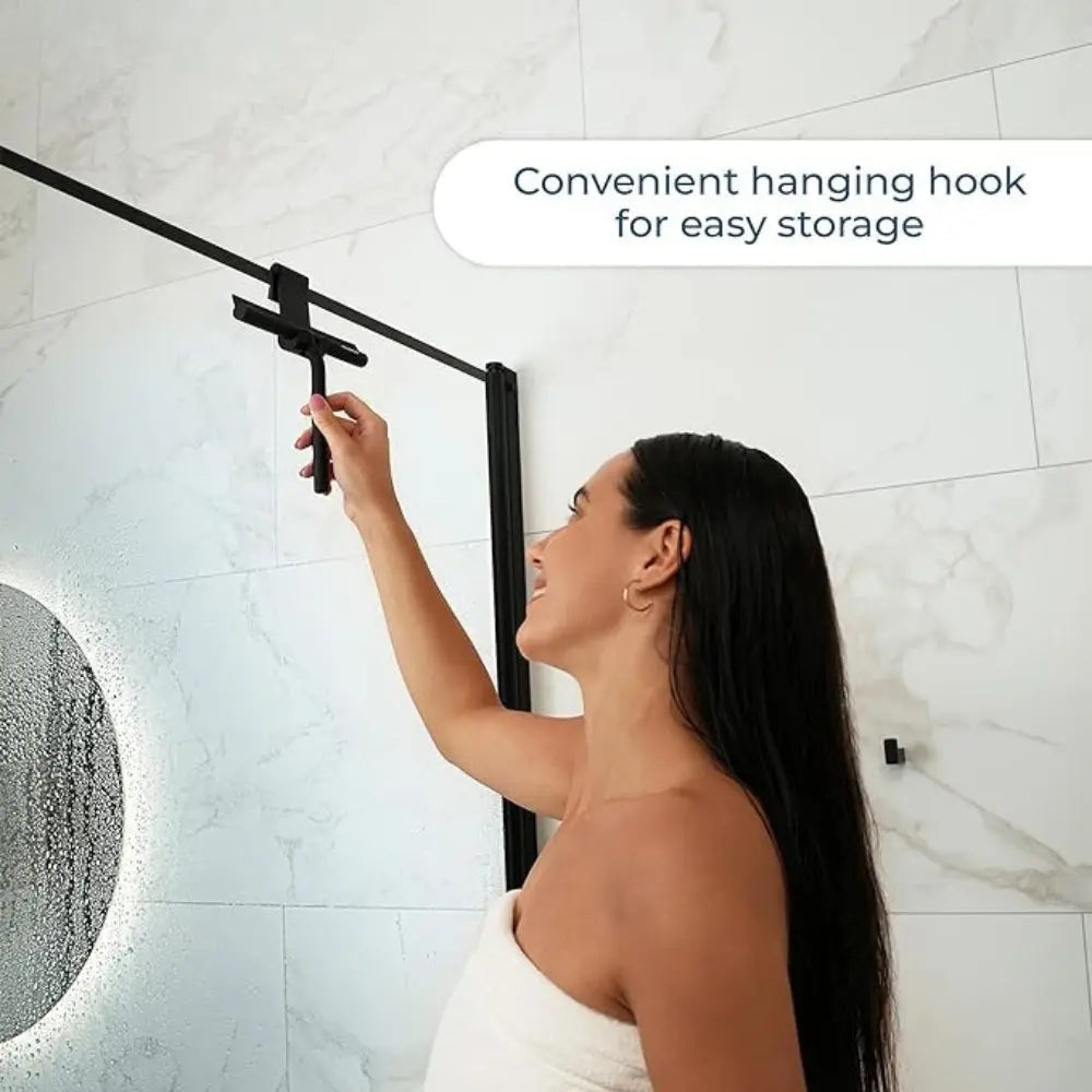 Douchetrekker siliconen voor glazen douchewanden spiegels spatschermen waterafvoer badkamer douche-accessoire | Sulvida